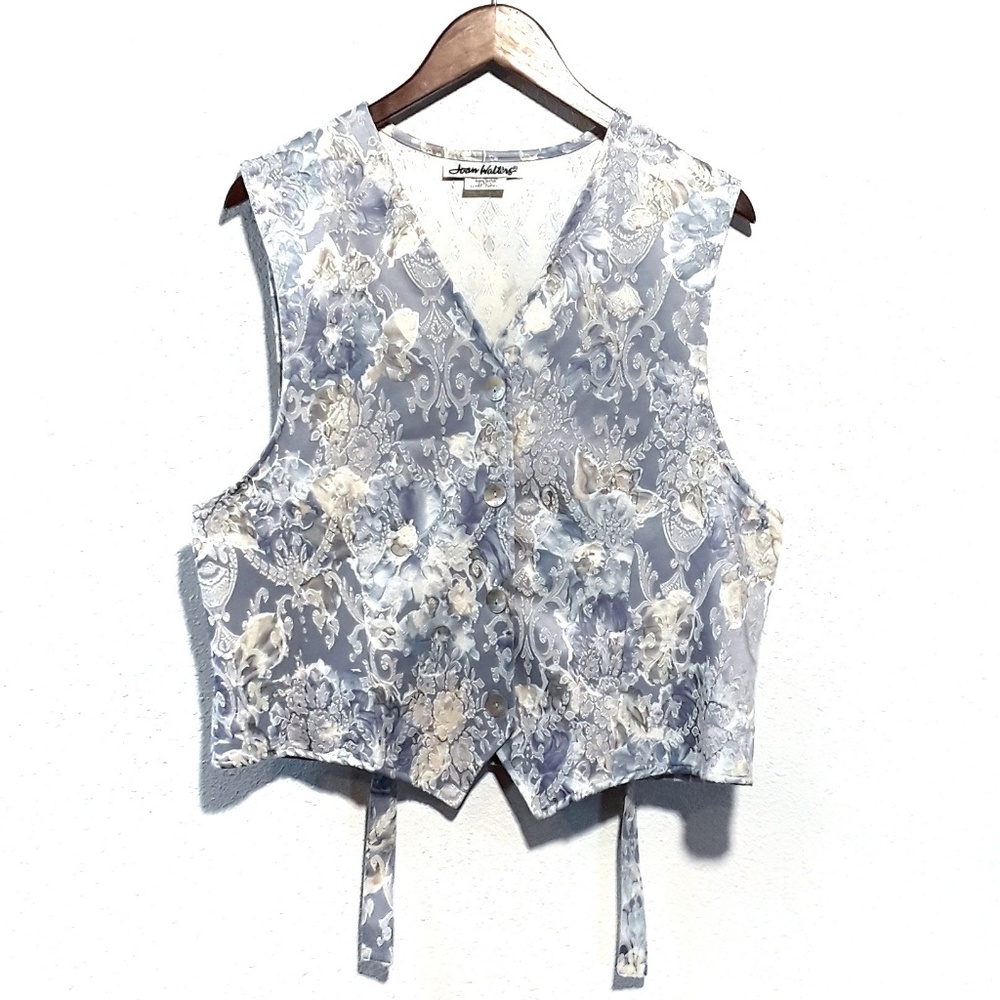 VTG Joan Walters Vintage Floral Print Vest
